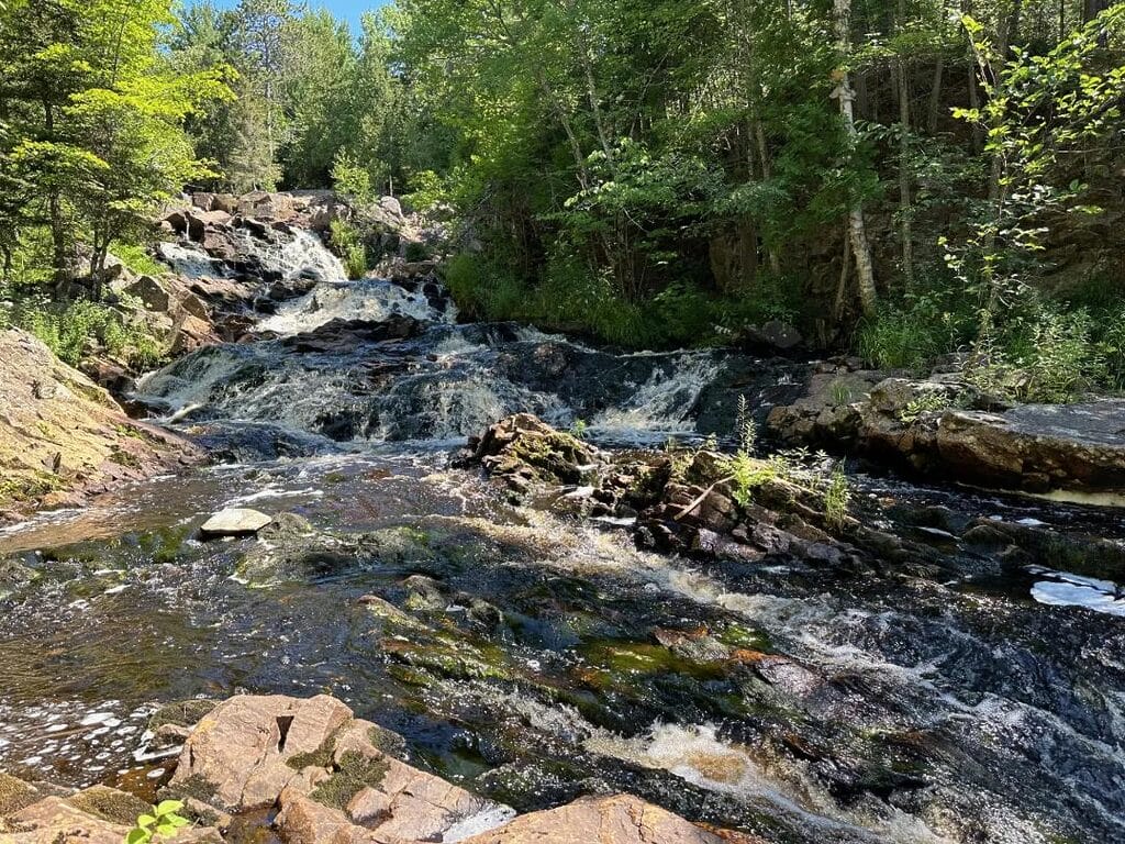 Duchesnay Falls Waterfall hike family friendly