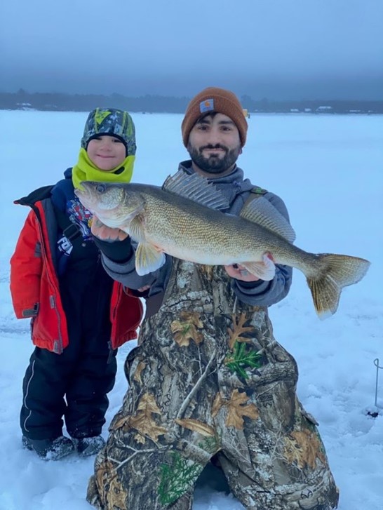 Ice Fishing is an out door family activity