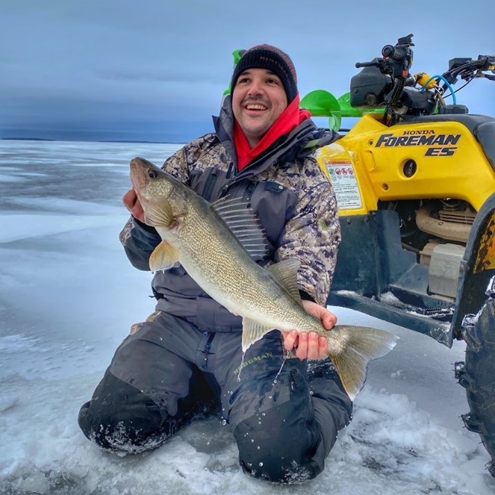 That feeling when you reel in a big Walleye