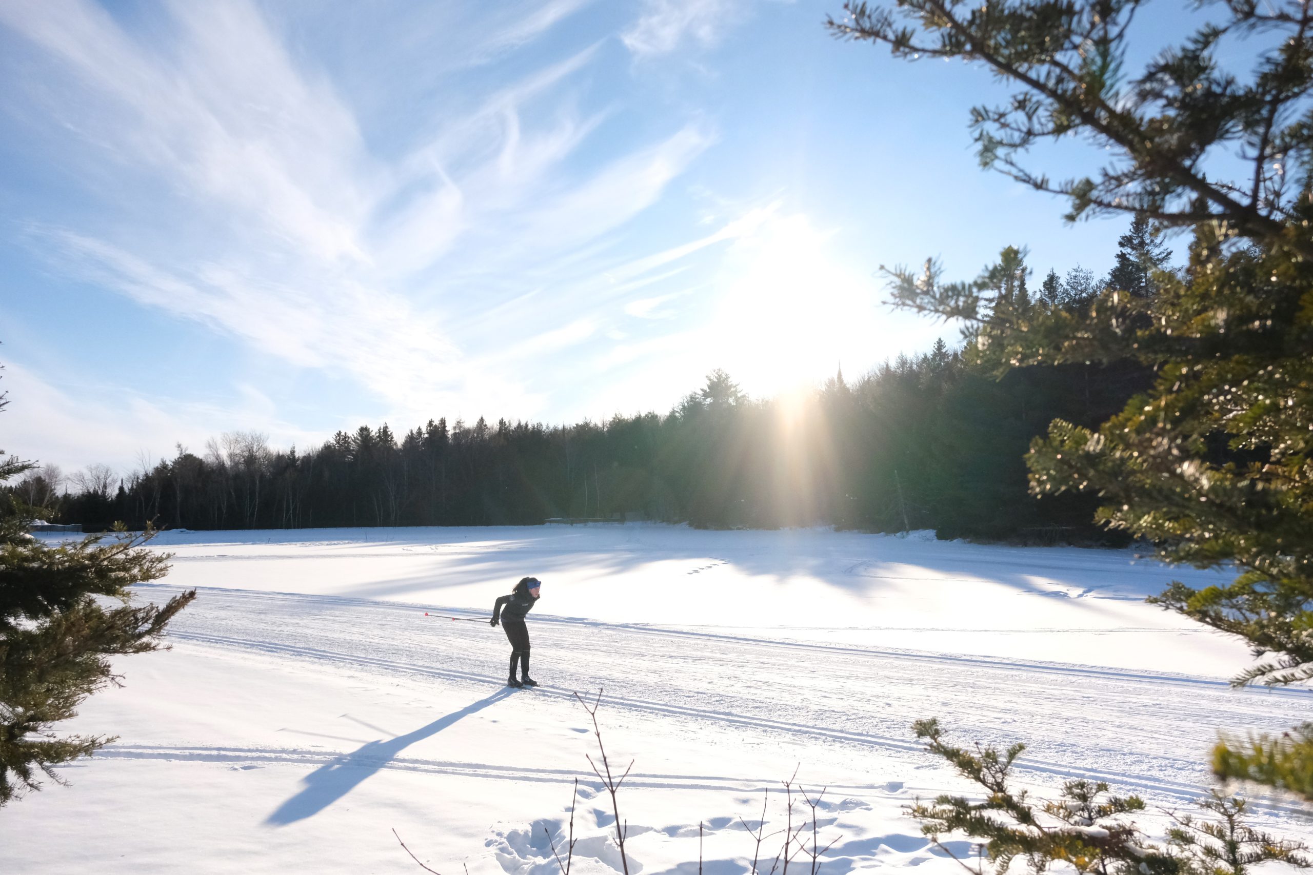 Crossing Country Skiing in North Bay
