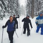 Snowshoeing in winter at Wasi Ski Club