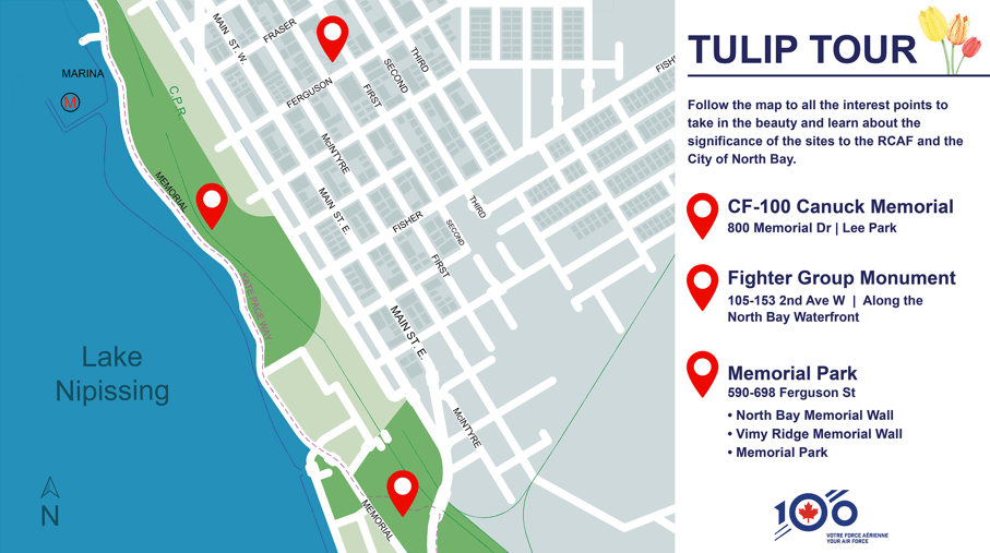 Tulip Tour Map