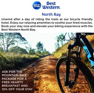 Mountain bike trails north bay best western