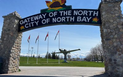 North Bay Gateway Arch and CF100 Canuck Memorial