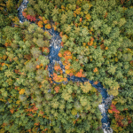 fall colours duchesnay falls northbay
