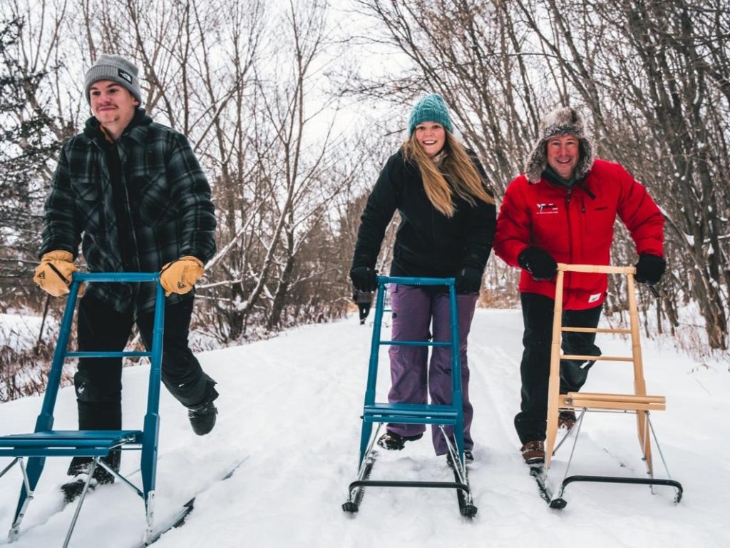 Kick Sledding - Kate Pace Way North Bay