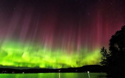 The Northern Lights in North Bay