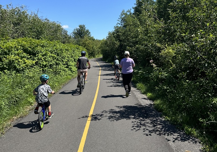 Family Friendly Cycling Kate Pace Way - horizontal family friendly cycling kate pace way north bay
