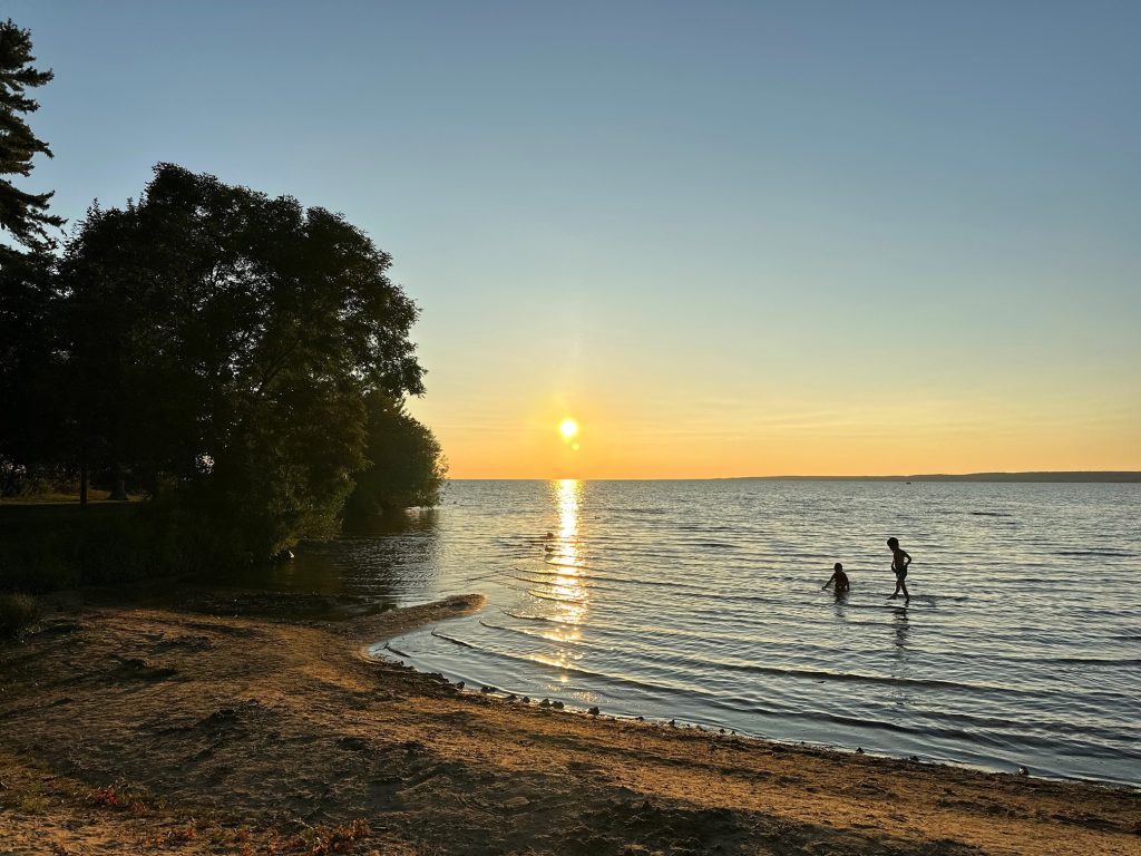Sunset Beach North Bay Picnic Spot Swimming 