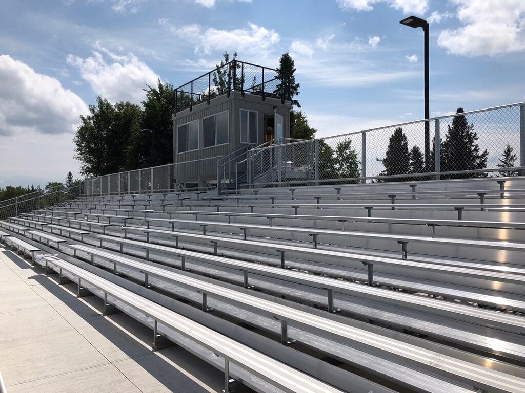 Nipissing University Soccer Field Bleachers North Bay