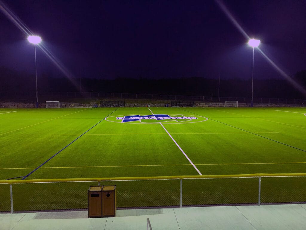 Nipissing University Soccer Field Evening North Bay