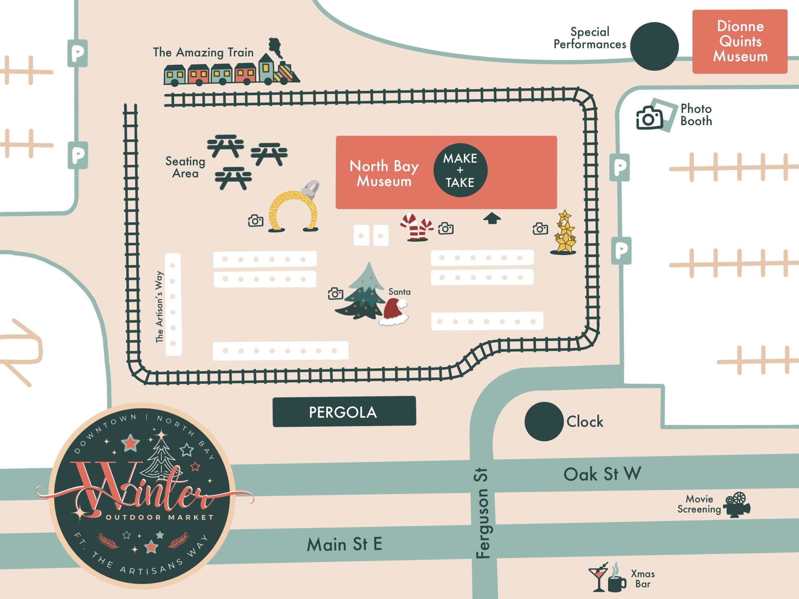 Winter Market Map North Bay