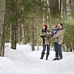 family-friendly winter hike North Bay Ontario