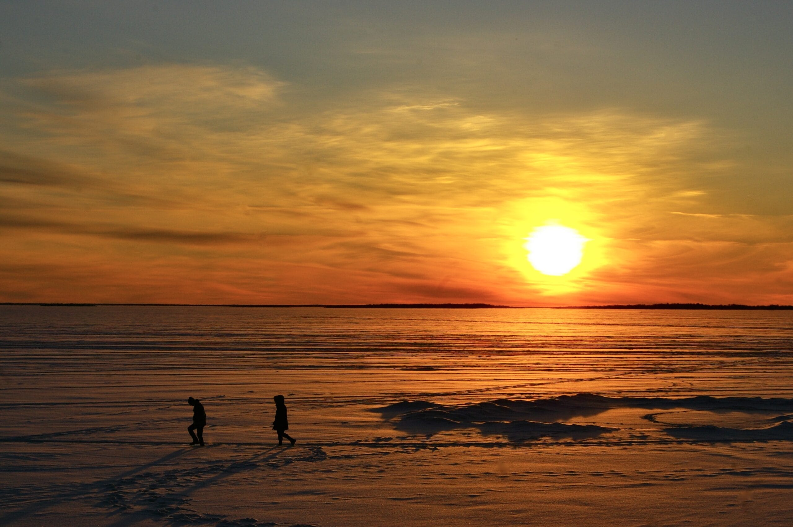 Winter Walk on Lake Nipissing