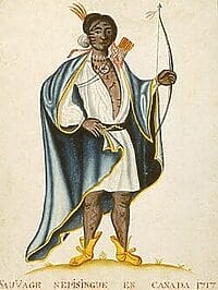 indigenous tapestry nipissing people 1700s