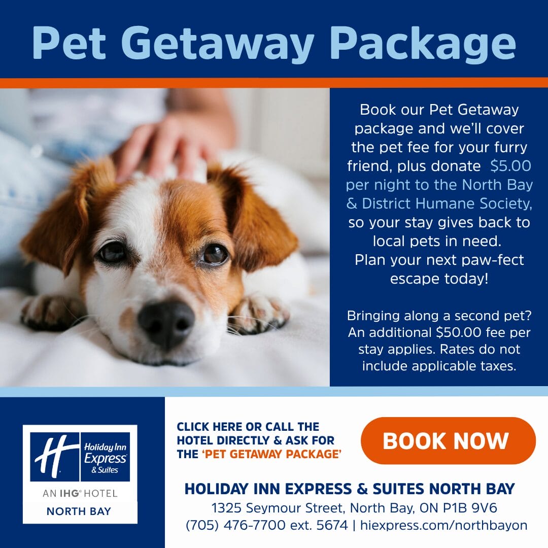 HIE - Pet Getaway 2026 Pet Promotion North Bay Holiday Inn