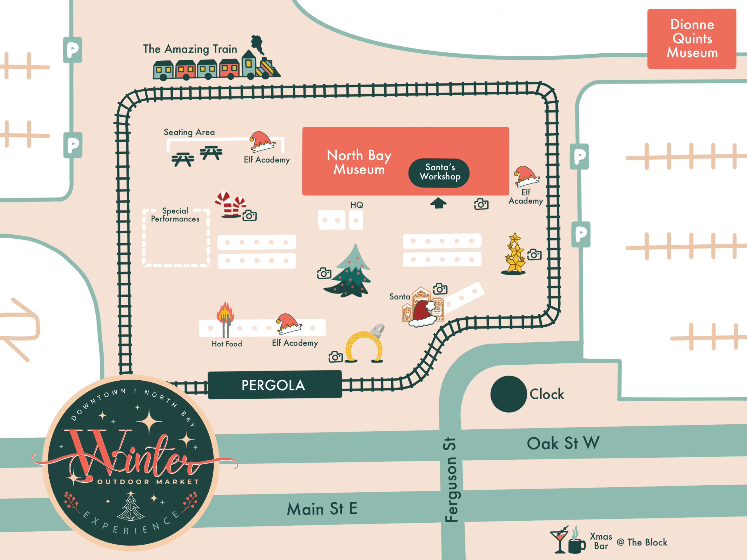 Winter Market Experience North Bay Saturday Map